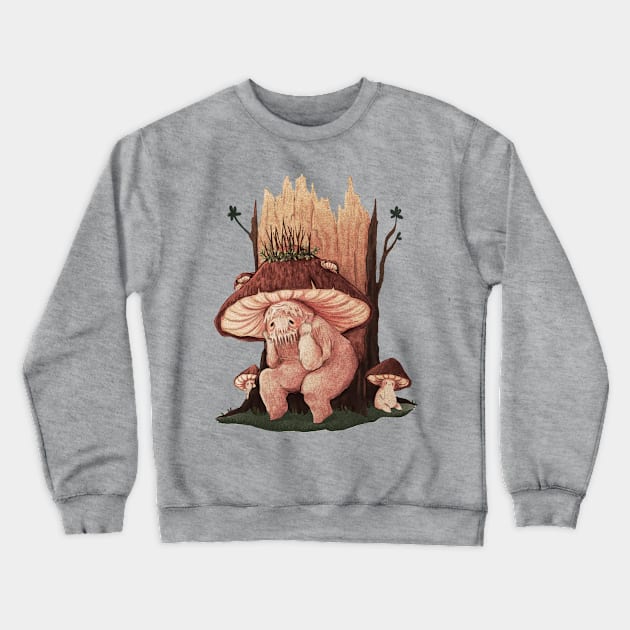 Royal Mushroom Crewneck Sweatshirt by fairydropart